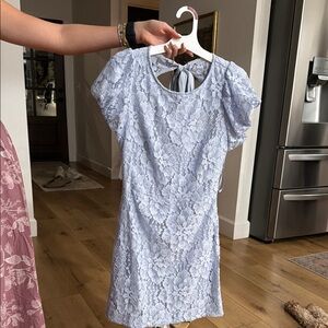 Light Blue Lace Dress